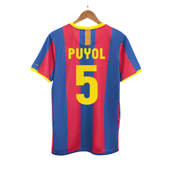 Retro Jersey PUYOL #5 Barcelona Retro Jersey Home Soccer Shirt 2010/11