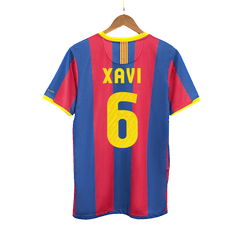 Retro Jersey XAVI #6 Barcelona Retro Jersey Home Soccer Shirt 2010/11