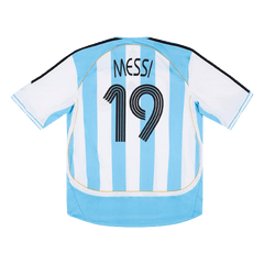 Retro MESSI #19 2006 Argentina Home Soccer Jersey