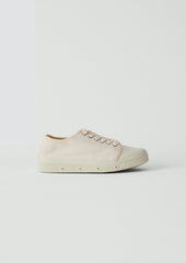 Spring Court Twill Plimsolls | Ecru