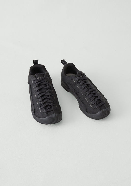 Keen Jasper Split Canvas Trainers | Black