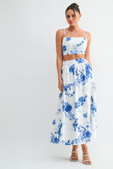 Camille Floral Skirt set