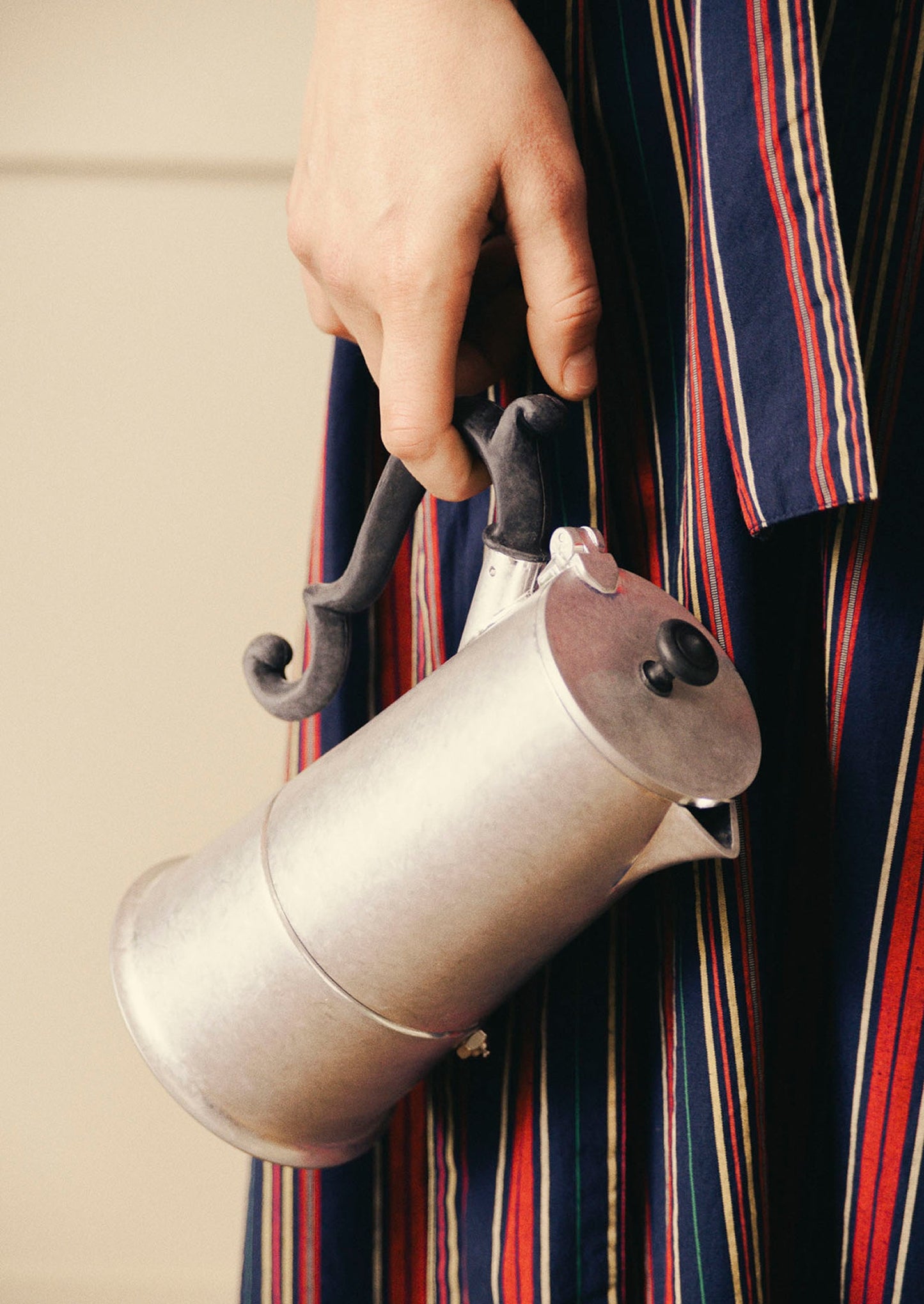 Stonewashed Moka Pot | Silver