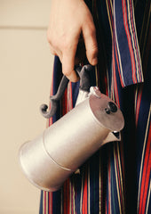 Stonewashed Moka Pot | Silver