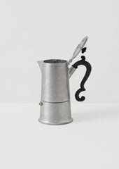 Stonewashed Moka Pot | Silver