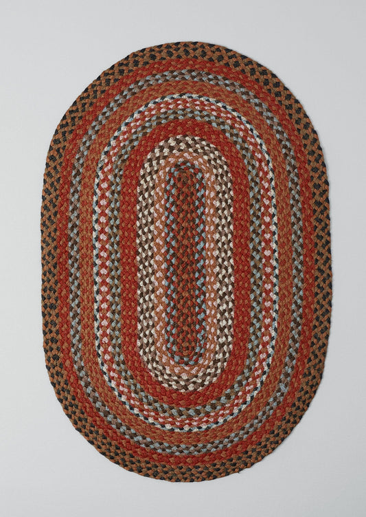 The Braided Rug Company Organic Jute Doormat | Ginger Multi