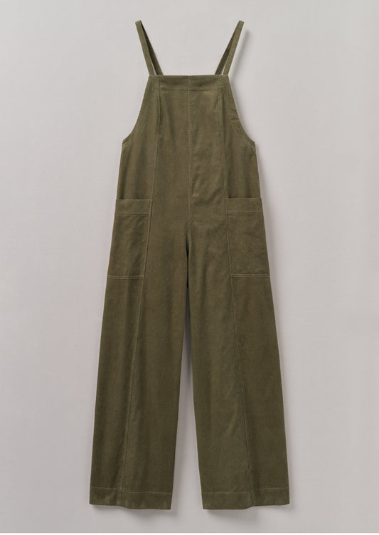 Organic Cord Pocket Jumpsuit | Pear