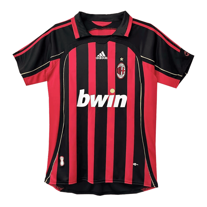 AC Milan KAKA' #22 Retro Jersey Home Soccer Shirt 2006/07