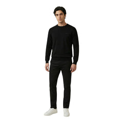 Image 3 : Pantalon homme Antony Morato noir stretch, vue trois quarts sur silhouette masculine — Delvale