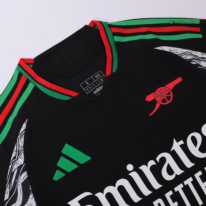 Arsenal Authentic SAKA #7 Soccer Jersey Arsenal Away Shirt 2024/25