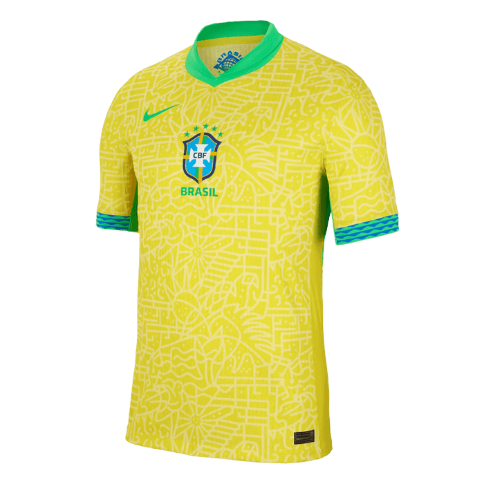 Authentic Brazil Home Soccer Jersey Copa America 2024