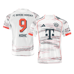 Authentic KANE #9 Bayern Munich Away Soccer Jersey 2025/26 White