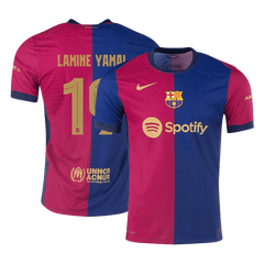 Authentic LAMINE YAMAL #19 Barcelona Home Soccer Jersey 2024/25 - UCL - old sponsor