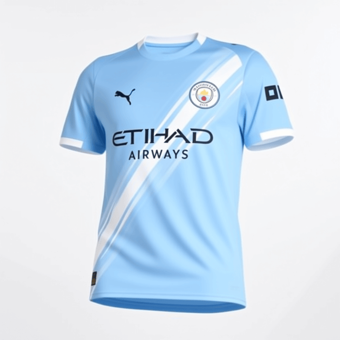 Authentic Manchester City Home Soccer Jersey 2025/26 Blue