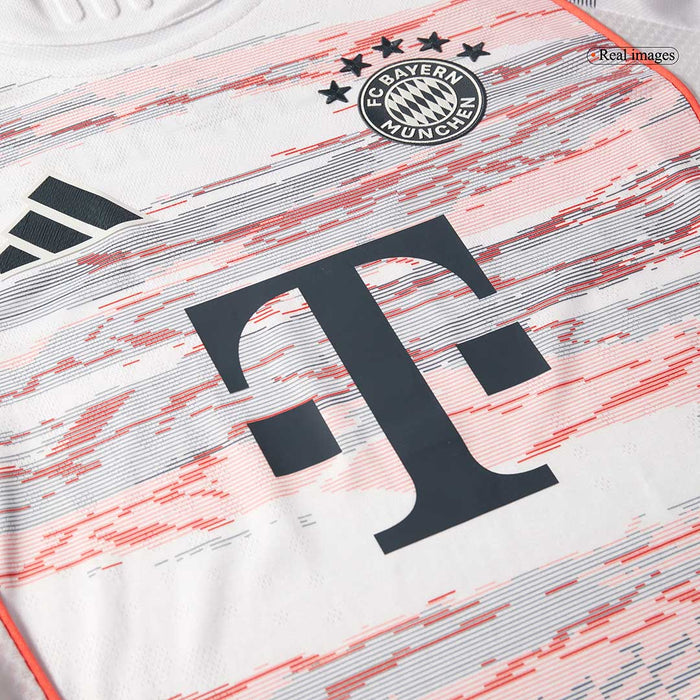 Authentic MULLER #25 Bayern Munich Away Soccer Jersey 2025/26 White