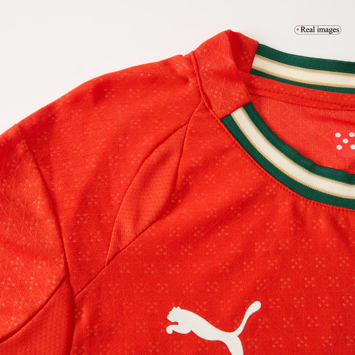 Authentic Portugal Home Soccer Jersey 2025 Red