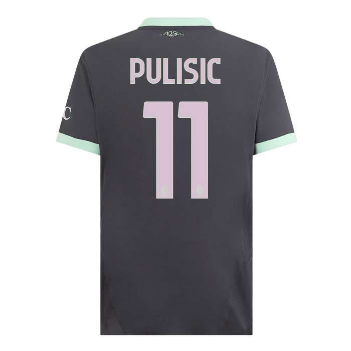 Authentic PULISIC #11 Soccer Jersey AC Milan Third Away Shirt 2024/25