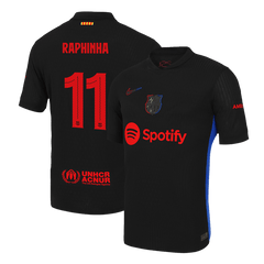 Authentic RAPHINHA #11 Barcelona Soccer Jersey Away Shirt 2024/25 - UCL