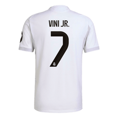 Authentic VINI JR. #7 Soccer Jersey Real Madrid Home Shirt 2025/26