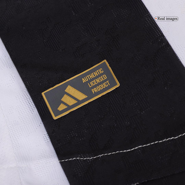 Authentic YILDIZ #10 Juventus Home Soccer Jersey 2024/25 - Save The Children Sponsor