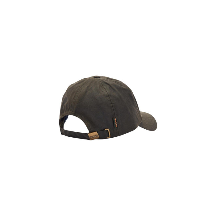 Image 2 : Chapeau Barbour homme vert, vue de profil mettant en valeur la coupe structurée — Delvale