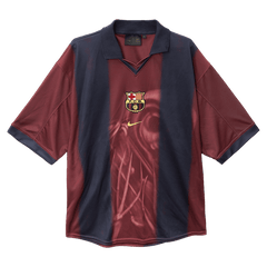 Barcelona Retro Jersey Home Soccer Shirt 2000/01