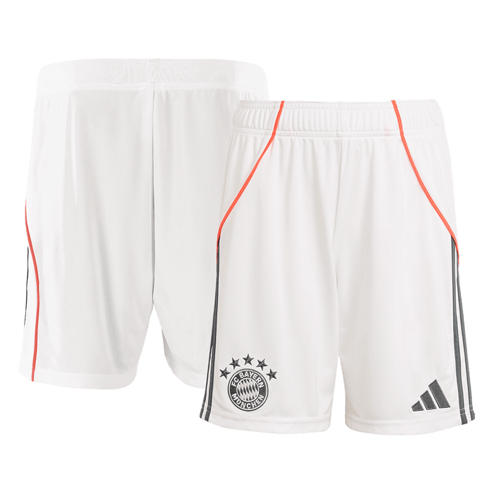 Bayern Munich Away Soccer Shorts 2025/26 White