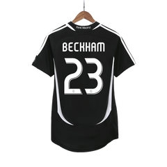 BECKHAM #23 Real Madrid Retro Jersey Away Soccer Shirt 2006/07
