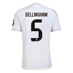 BELLINGHAM #5 Real Madrid Soccer Jersey Home Custom Shirt 2025/26