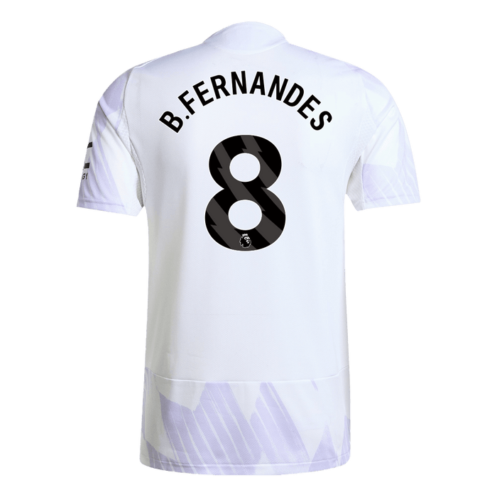 B.FERNANDES #8 Manchester United Away Authentic Soccer Jersey 2025/26