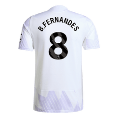 B.FERNANDES #8 Manchester United Away Authentic Soccer Jersey 2025/26
