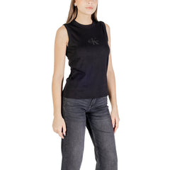 Image 3 : Débardeur sans manches Calvin Klein Jeans noir, style casual chic pour femme moderne — delvale