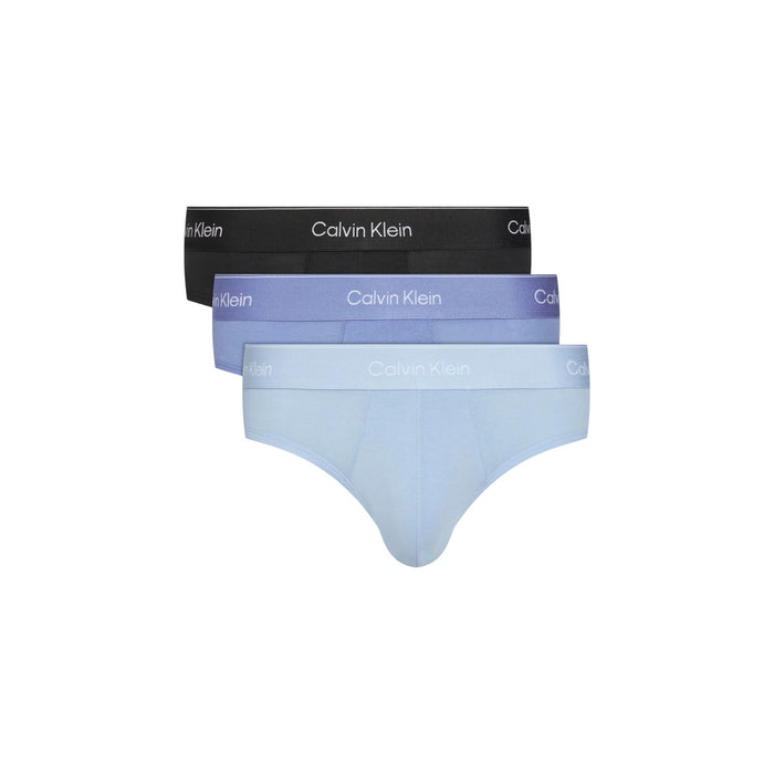 Image 6 : Lot complet de 3 slips Calvin Klein Underwear homme noirs, packshot produit officiel — Delvale