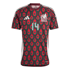 CHICHARITO #14 Mexico Soccer Jersey Home Custom Shirt 2024
