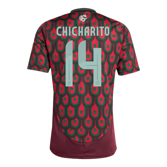 CHICHARITO #14 Mexico Soccer Jersey Home Custom Shirt 2024