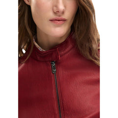Image 3 : Vue d'ensemble veste Desigual femme bordeaux manches longues — Delvale