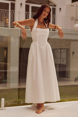 Locklea Midi Dress - White