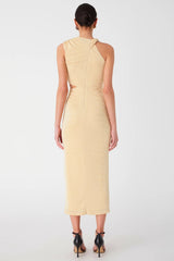 Misha Graciela Midi Dress - Lemon Drop