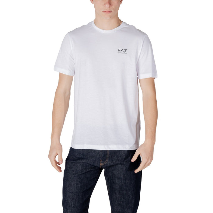 Image 6 : T-shirt EA7 homme noir pliée, présentation produit — Delvale
