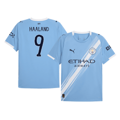 HAALAND #9 Manchester City Home Soccer Jersey 2025/26 Blue Jersey - Club World Cup