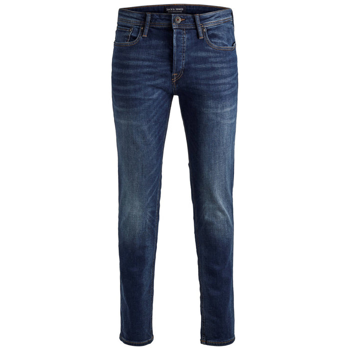 Image 1 : Jean homme Jack & Jones bleu effet usé stretch, vue de face — delvale