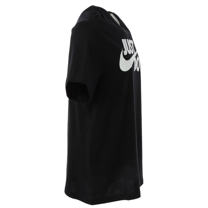Image 3 : T-shirt Nike homme noir Just Do It, coupe droite casual, style sport et streetwear — Delvale