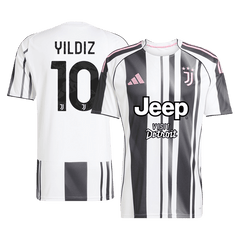 Juventus Jeep x Visit Detroit Sponsor YILDIZ #10 Home Soccer Men's Jersey 2025/26