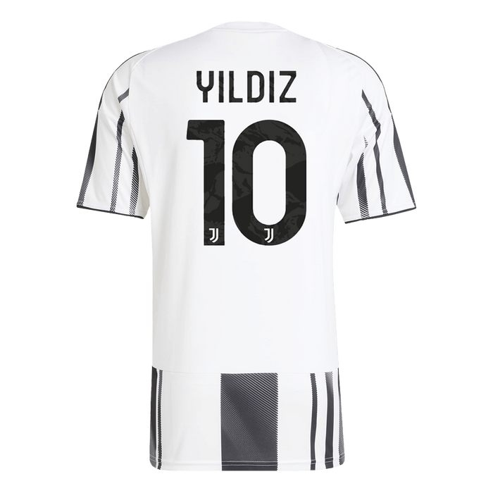 Juventus Jeep x Visit Detroit Sponsor YILDIZ #10 Home Soccer Men's Jersey 2025/26