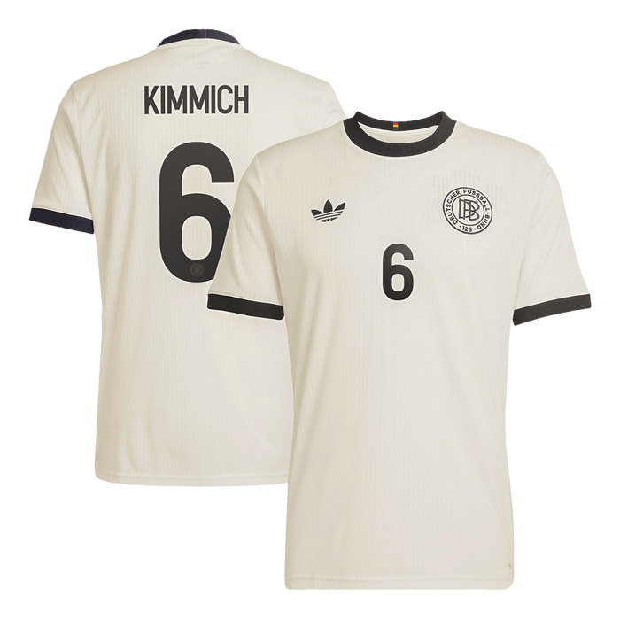 KIMMICH #6 Germany 125th Anniversary Soccer Jersey 2025 White