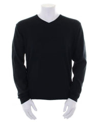 Knitted kustom kit men’s arundel v neck uniform sweater-kk352