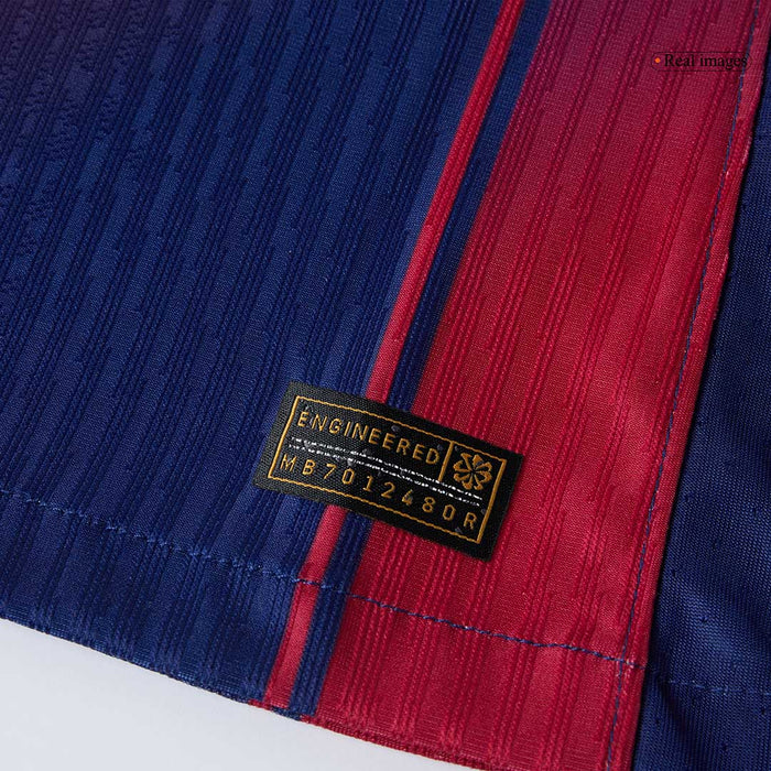 LAMINE YAMAL #10 Barcelona Home Authentic Soccer Jersey 2025/26