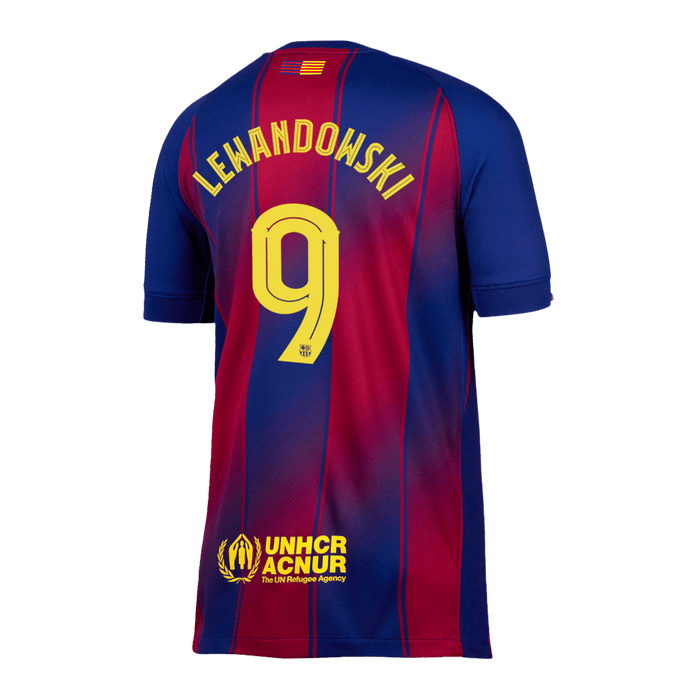 LEWANDOWSKI #9 Barcelona Home Soccer Jersey 2025/26 -UCL