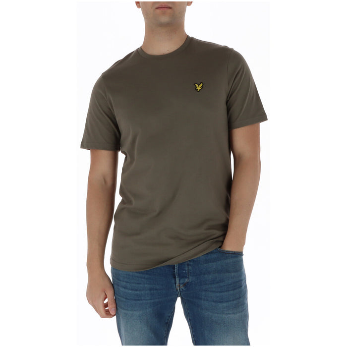 Image 8 : Détail coutures t-shirt blanc Lyle & Scott homme — Delvale