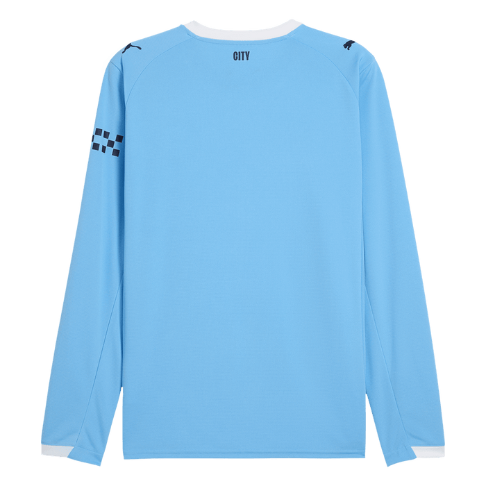 Manchester City Home Long Sleeve Soccer Jersey 2025/26 Blue